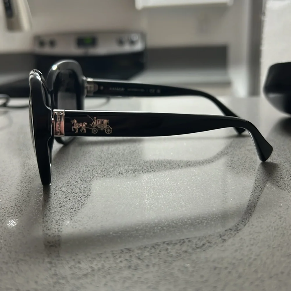 Coach Women's Black Sunglasses - Picture 2 of 4